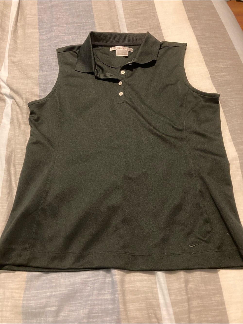 Nike Women’s Sleeveless Polo Tank Top - Black